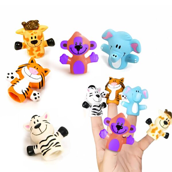 61K0MvkETZL._SL1100_.jpg Wembley 5 Pcs Jungle Animal Finger Puppet Toy for Kids,Mini ...