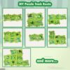 15 PCS Car Puzzle Track Set for Kids with A Cute Vehicle Tod...