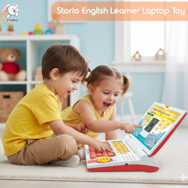 61WpqLeibrL._SL1080_.jpg Storio Educational Kids Laptop Learning Toy for Boys & Girls...