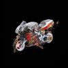Sparkling Stunt Bike Toy Keychain for Kids, Mini Motorcycle ...