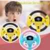61g4FFLtvrL._SL1296_.jpg Claudelle Steering Wheel Toy Simulate Driving Car Copilot St...