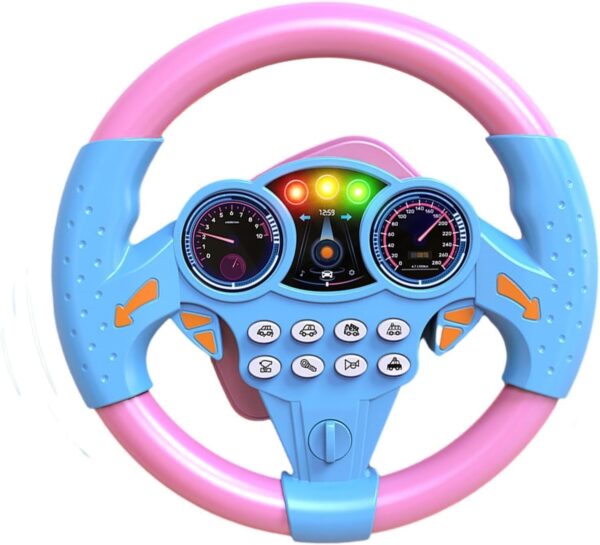 Kids Driving Steering Wheel Funny Interactive Driving Wheel ...