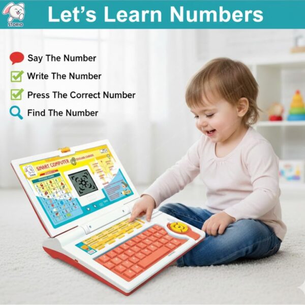 61lpkek1AaL._SL1080_.jpg Storio Educational Kids Laptop Learning Toy for Boys & Girls...