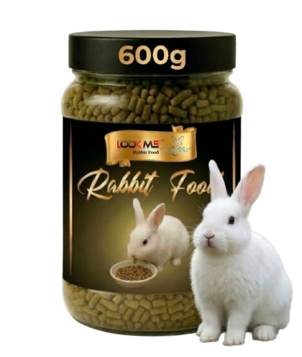 Look ME Rabbit Food Pellets 600g (Pack of 2) | Nutritious Da...