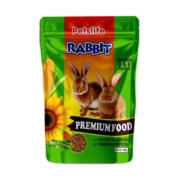 PETSLIFE Rabbit Premium Food , 400g