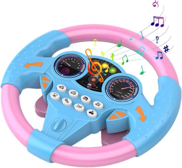 Kids Driving Steering Wheel Funny Interactive Driving Wheel ...