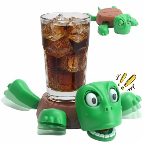 AK'S Venture Turtle Cup Holder Toy for Kids, Cute Cartoon Tu...
