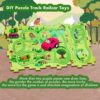 15 PCS Car Puzzle Track Set for Kids with A Cute Vehicle Tod...