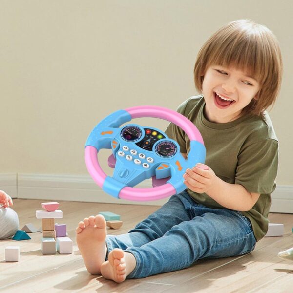 Kids Driving Steering Wheel Funny Interactive Driving Wheel ...