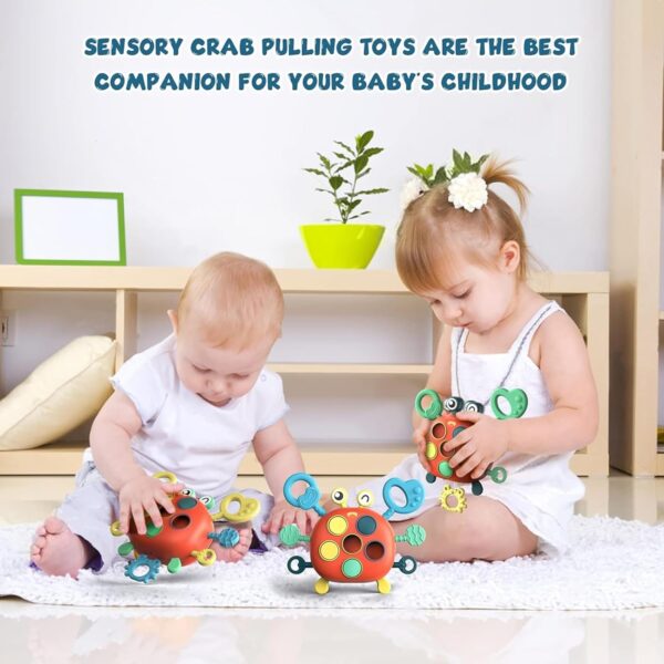 Kidology Baby Montessori Sensory Toys | Silicone Pull String...