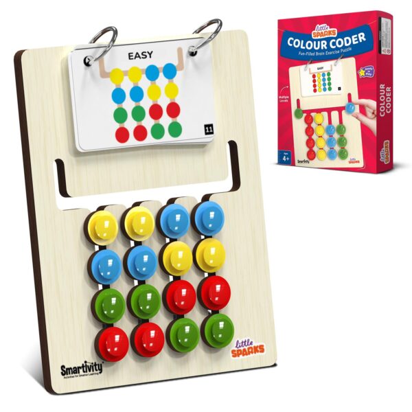 71846FtMcxL._SL1500_.jpg Smartivity Kids Montessori Slide Puzzle I Color & Pattern Ma...