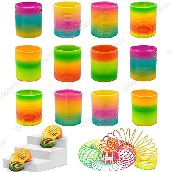 718IbFAc60L._SL1500_.jpg Graphene Magic Rainbow Spring Fun Activity Stress Relief Toy...