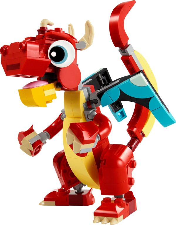 7191D2aSkL._SL1500_.jpg LEGO 31145 Creator 3in1 Red Dragon Toy to Fish Figure to Pho...