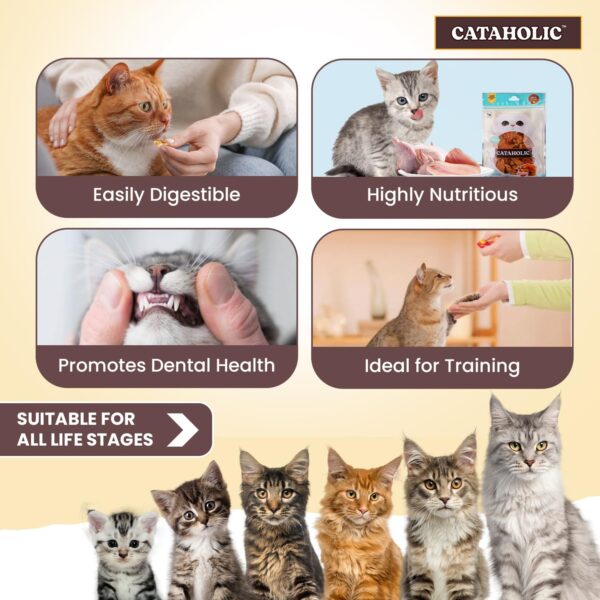 Cataholic Chicken & Fish Treats for Cats and Kittens | Spira...