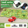 15 PCS Car Puzzle Track Set for Kids with A Cute Vehicle Tod...