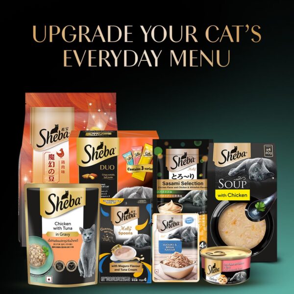 Sheba Rich Premium Adult (1+ Years) Wet Cat Food, Skipjack &...