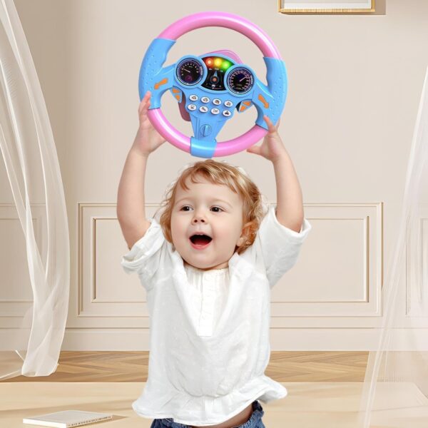 Kids Driving Steering Wheel Funny Interactive Driving Wheel ...
