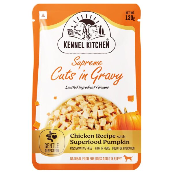 71KlNhC0fL._SL1500_.jpg Kennel Kitchen Supreme Cuts in Gravy, Chicken Recipe with Pu...