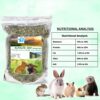 71Om40BzNzL._SL1500_.jpg Jainsons Pet Products Small Pet Alfalfa Hay 400g | High-Fibe...