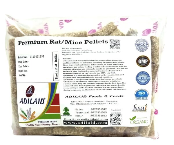 ADILAID Rat & Mice Vegetarian Formula in Pellet for All Life...