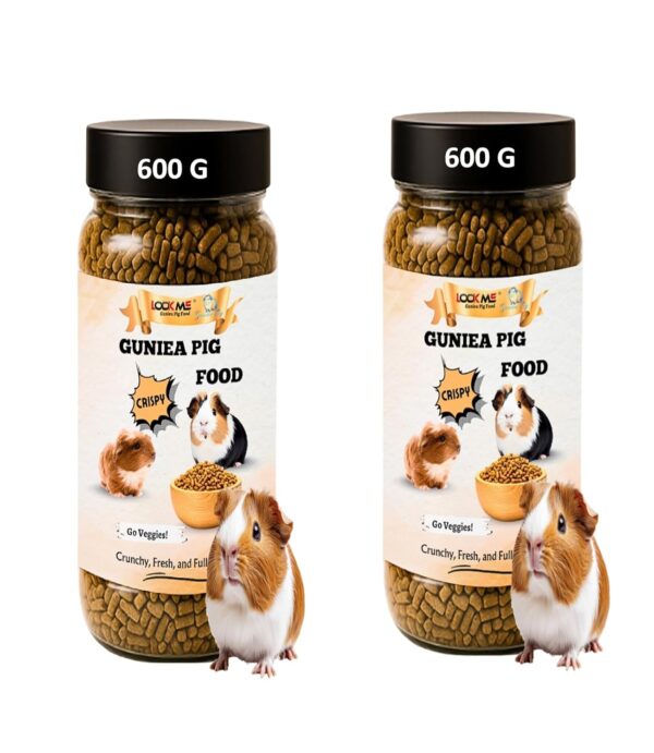 Look Me Rabbit Guinea Pig Food 600g Pack of 2 | Premium High...