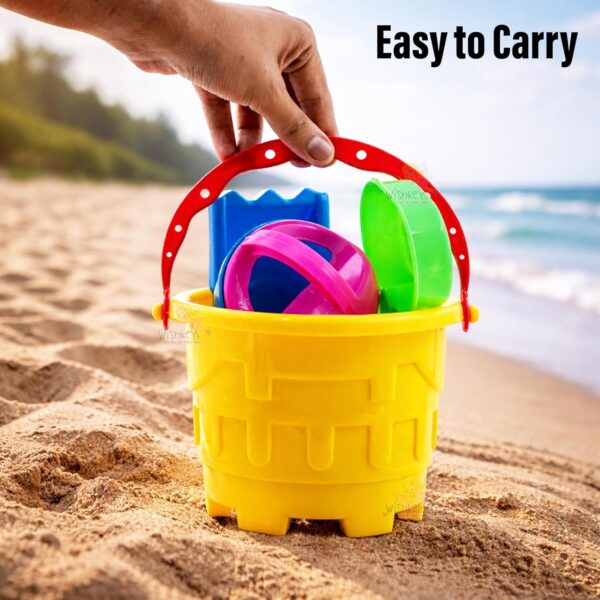 71SPuGdYhYL._SL1500_.jpg Wishkey Beach Toys for Kids Sand Game Castle Building Plasti...