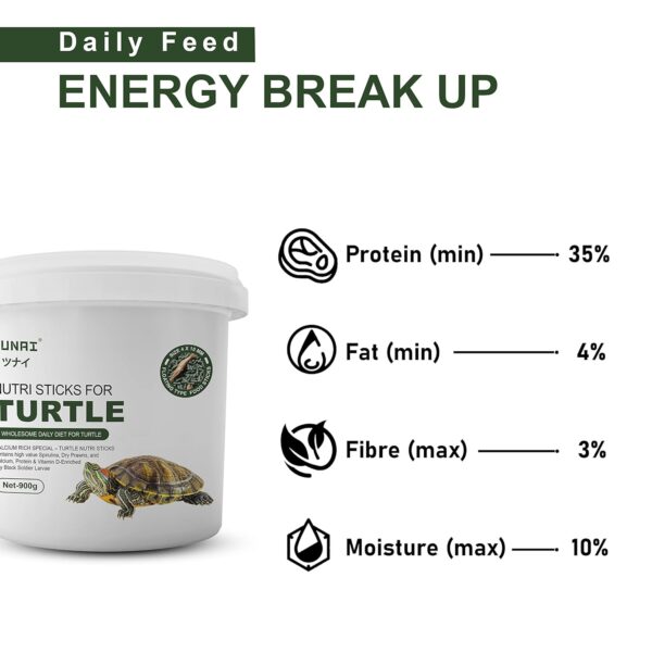 71TL6Yd1YRL._SL1500_.jpg TUNAI 3In1 Adult Turtle Food Stick Spirulina Added with Whol...