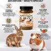 Lookme Rabbit 250g Guinea Pig Food Pellets High Fiber Vitami...