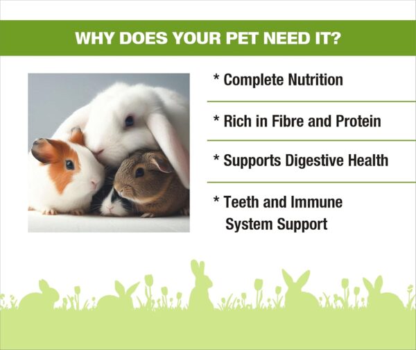 Alfalfa pellets for Rabbit, Guinea Pig, Hamster, Chinchillas...