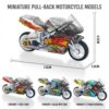 71YjEAcYR3L._SL1500_.jpg AK'S Venture Set of 3 Racing Motorcycle Toys for Kids with F...