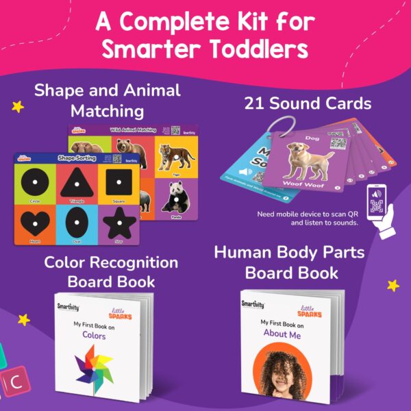 Smartivity 5in1 Montessori Play Box for 1+ Years Boys & Girl...