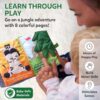 71eoGMa2ZSL._SL1500_.jpg Skillmatics Peek-A-Boo Jungle Book - Soft Cloth Book for Bab...