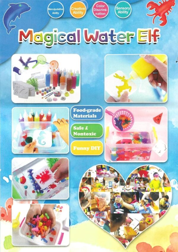 BELOXY Magic Water ELF Toys, Creative 3D Handmade Magic Gels...