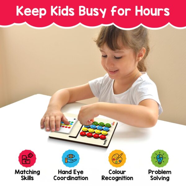 71jLaUfFYYL._SL1500_.jpg Smartivity Kids Montessori Slide Puzzle I Color & Pattern Ma...