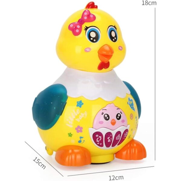 Lumo Brilliant Toys Musical Hen Toy for Kids with Light & So...