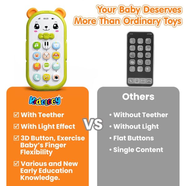 Kidology Baby Phone Toy for Toddlers 12-18 Months | Builds C...