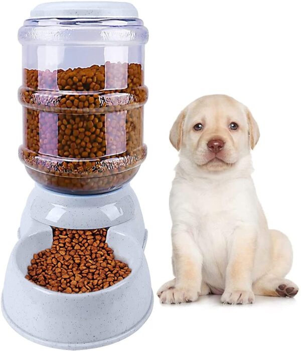 71migu95dL._SL1491_.jpg Divik Pet Feeder Food Dispenser Station - Replenish Pet Food...