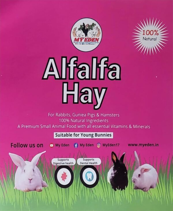 My Eden Natural Alfalfa Hay | Food for Rabbits, Guinea Pig, ...