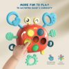 Kidology Baby Montessori Sensory Toys | Silicone Pull String...