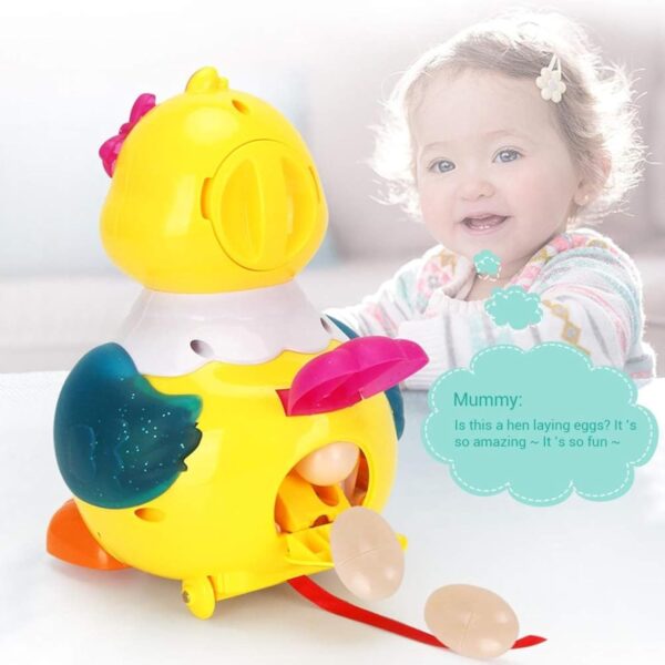 Lumo Brilliant Toys Musical Hen Toy for Kids with Light & So...