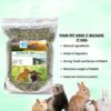 71s3xrQwMQL._SL1500_.jpg Jainsons Pet Products Small Pet Alfalfa Hay 400g | High-Fibe...