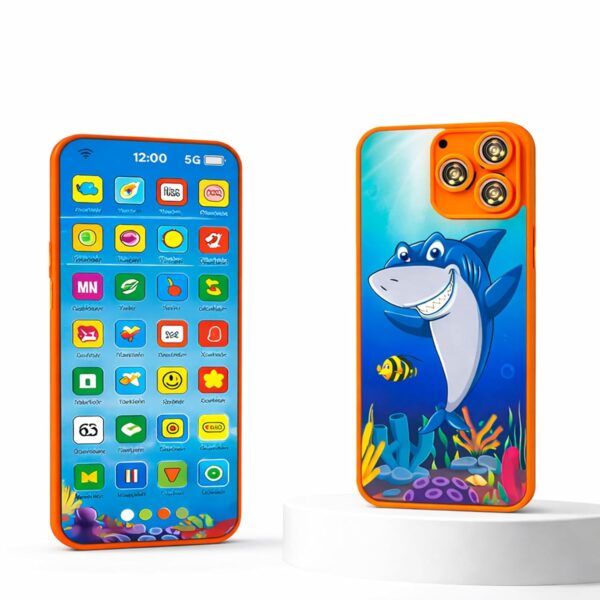 Wishkey Edu Phone for Kids Shark Theme 28 Functions Recharge...