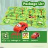 15 PCS Car Puzzle Track Set for Kids with A Cute Vehicle Tod...