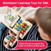 71vsnIBR91L._SL1500_.jpg Smartivity Kids Montessori Slide Puzzle I Color & Pattern Ma...