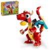 8124g0rjbDL._SL1500_.jpg LEGO 31145 Creator 3in1 Red Dragon Toy to Fish Figure to Pho...