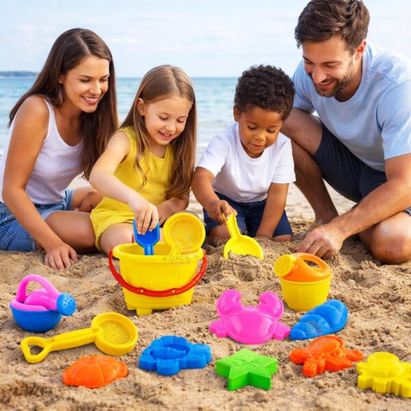 81IEx7S7H2L._SL1500_.jpg Wishkey Beach Toys for Kids Sand Game Castle Building Plasti...