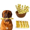 81MnXJZP7lL._SL1500_.jpg Woofy Dog Spiral munchy Rawhide chew Stick | 500gm Chicken F...