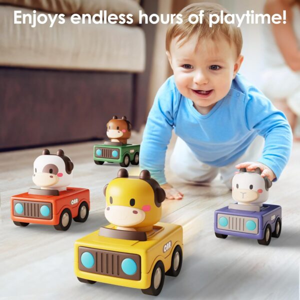 81UCiYLL2RL._SL1500_.jpg iPlay, iLearn Press to Go Car Toys for Toddlers,Baby Animal ...