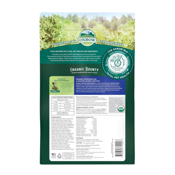 Oxbow Bene Terra Organic Rabbit Food