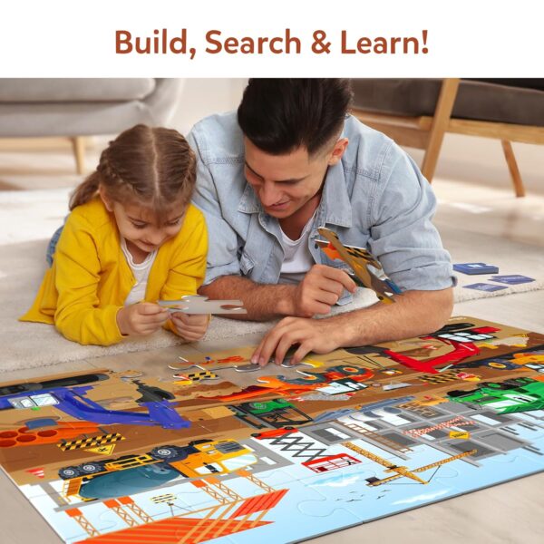 Skillmatics Floor Puzzle & Game - Piece & Play Construction ...
